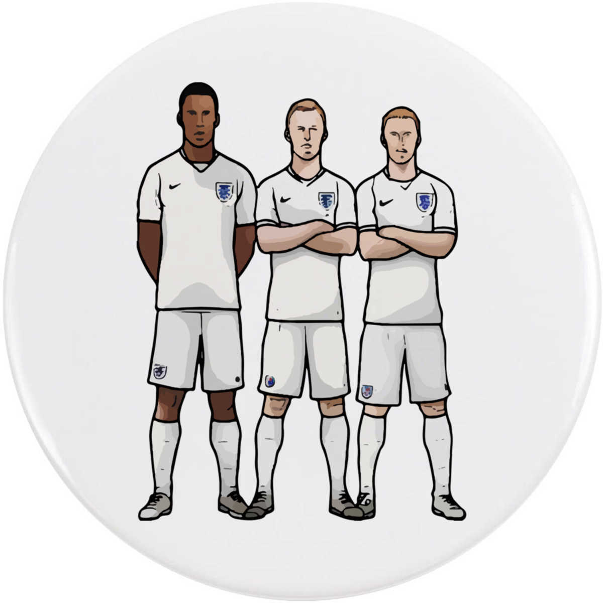 'World Cup Football Team' Button Pin Badges (BB047467)
