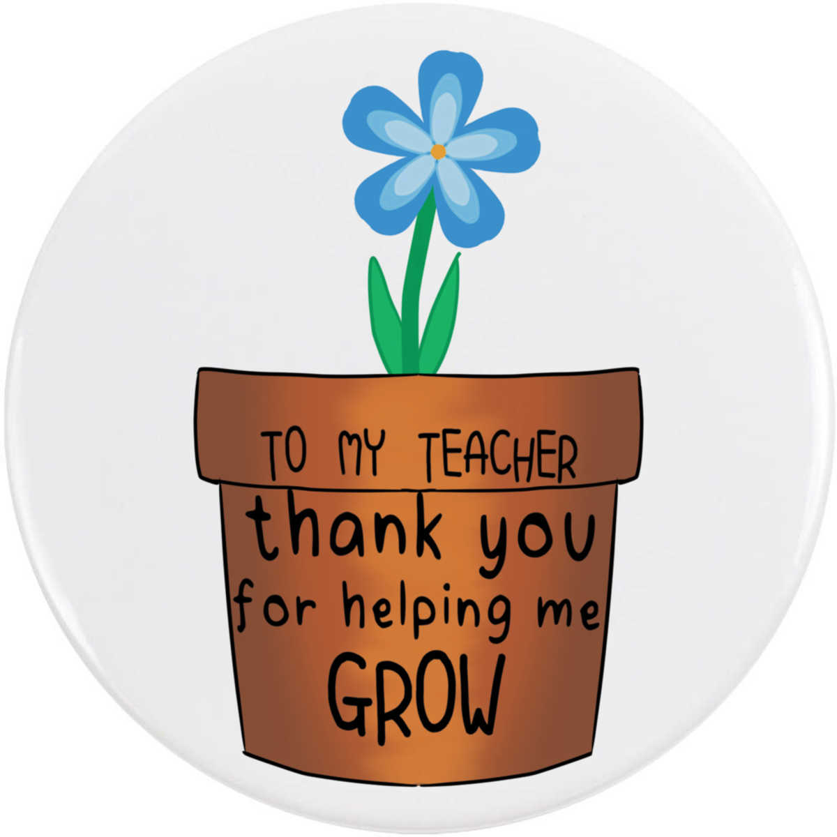 'Thank You To My Teacher' Button Pin Badges (BB047478)