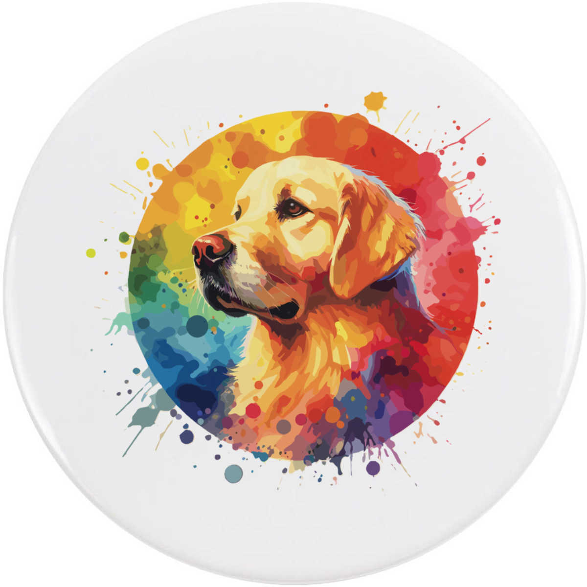 'Golden Retriever' Button Pin Badges (BB047520)