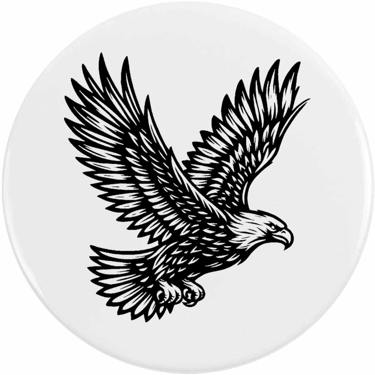'Eagle Flying' Button Pin Badges (BB047919)