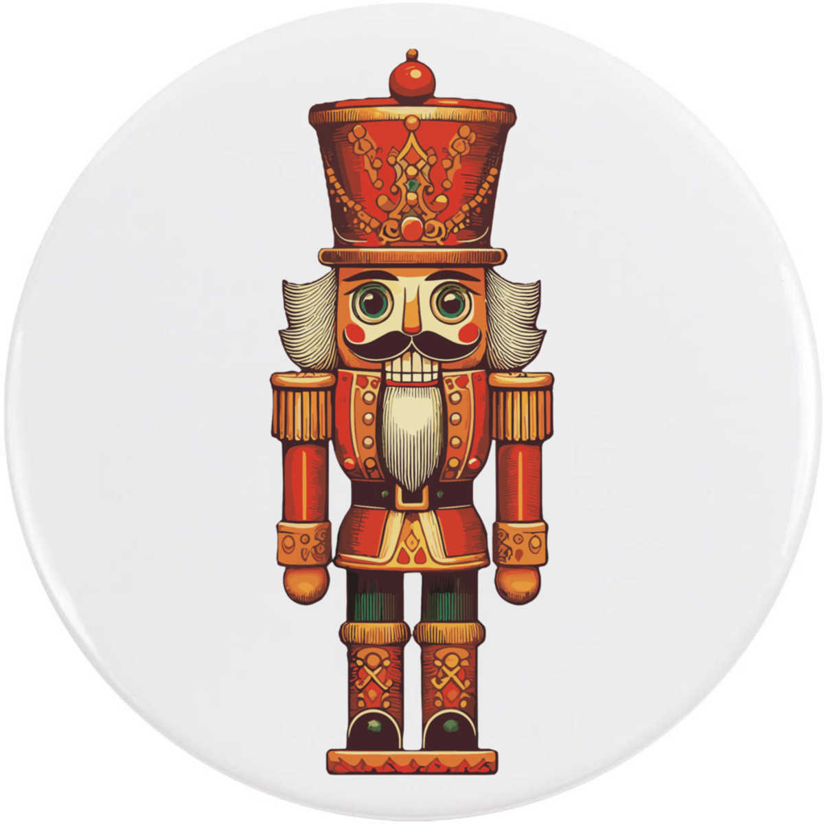 'Festive Nutcracker' Button Pin Badges (BB049685)