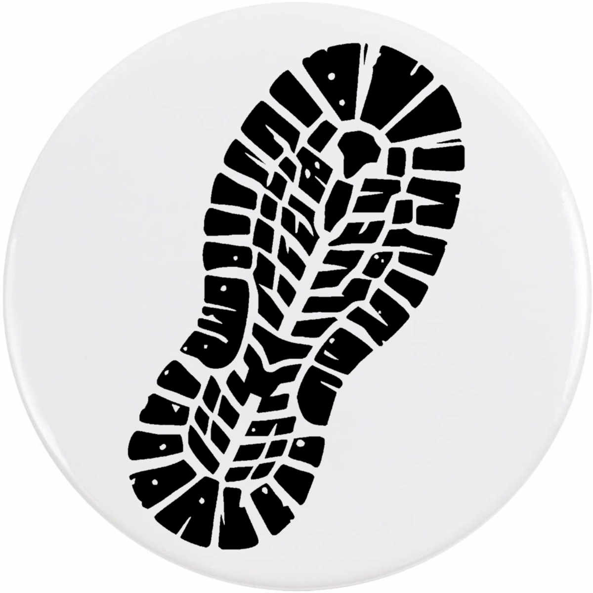 'Boot Print' Button Pin Badges (BB049897)