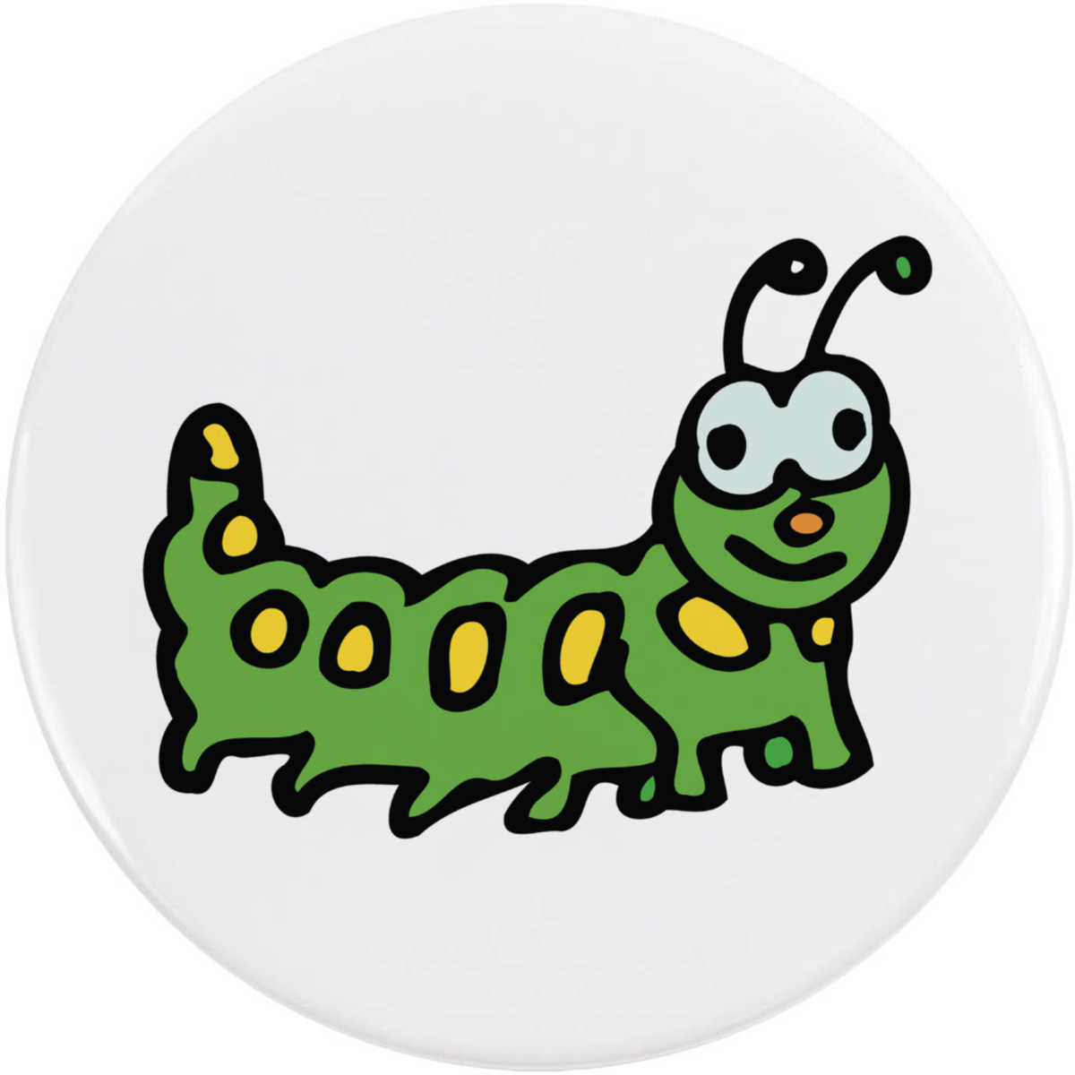 'Colourful Caterpillar' Button Pin Badges (BB050722)