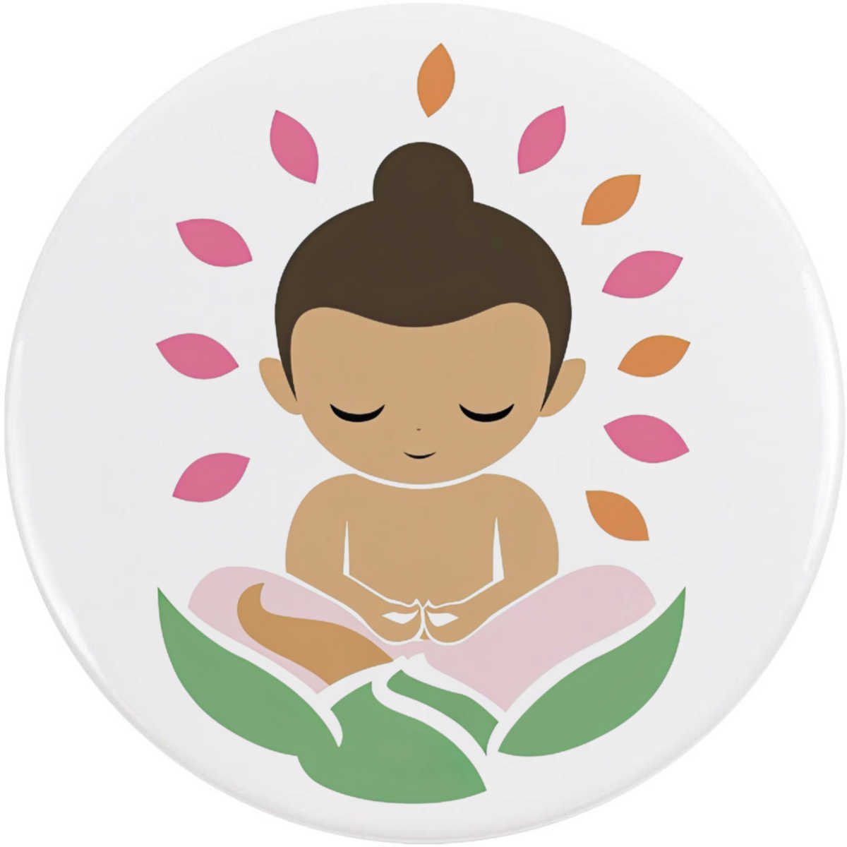 'Little buddah ' Button Pin Badges (BB051982)