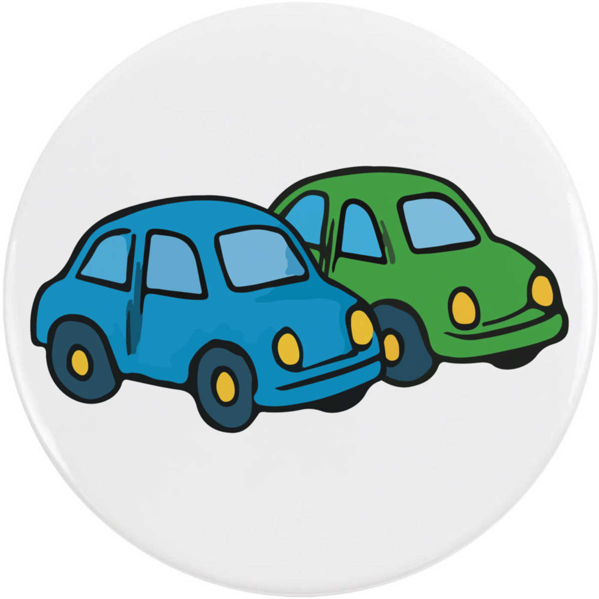 'Cars Vehicles' Button Badge - 77mm - Pin Back / Lapel Badge for Clothes, Bags, Accessories and Gifts (BB00146237)