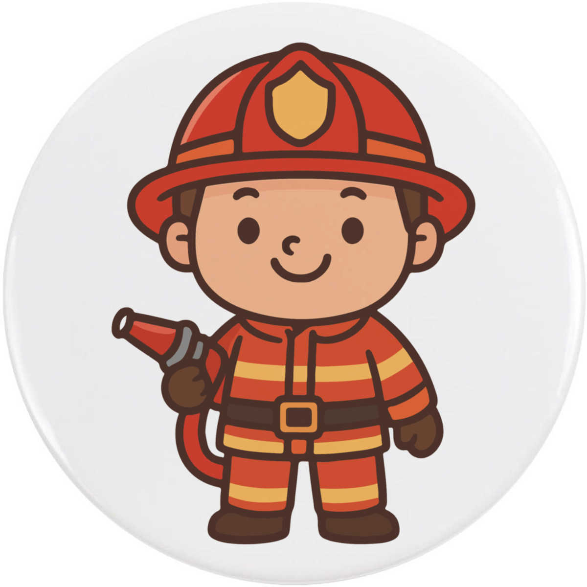 'Fire Fighter Uniform' Button / Lapel Badges - Pin Back Badges for Clothes, Bags, Accessories and Gifts (BB054919)