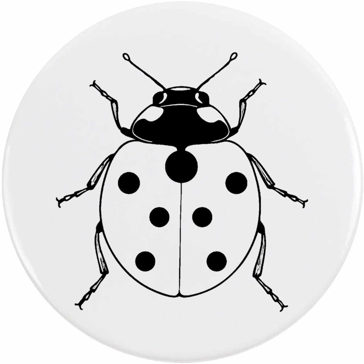 'Ladybird' Button / Lapel Badges - Pin Back Badges for Clothes, Bags, Accessories and Gifts (BB055117)