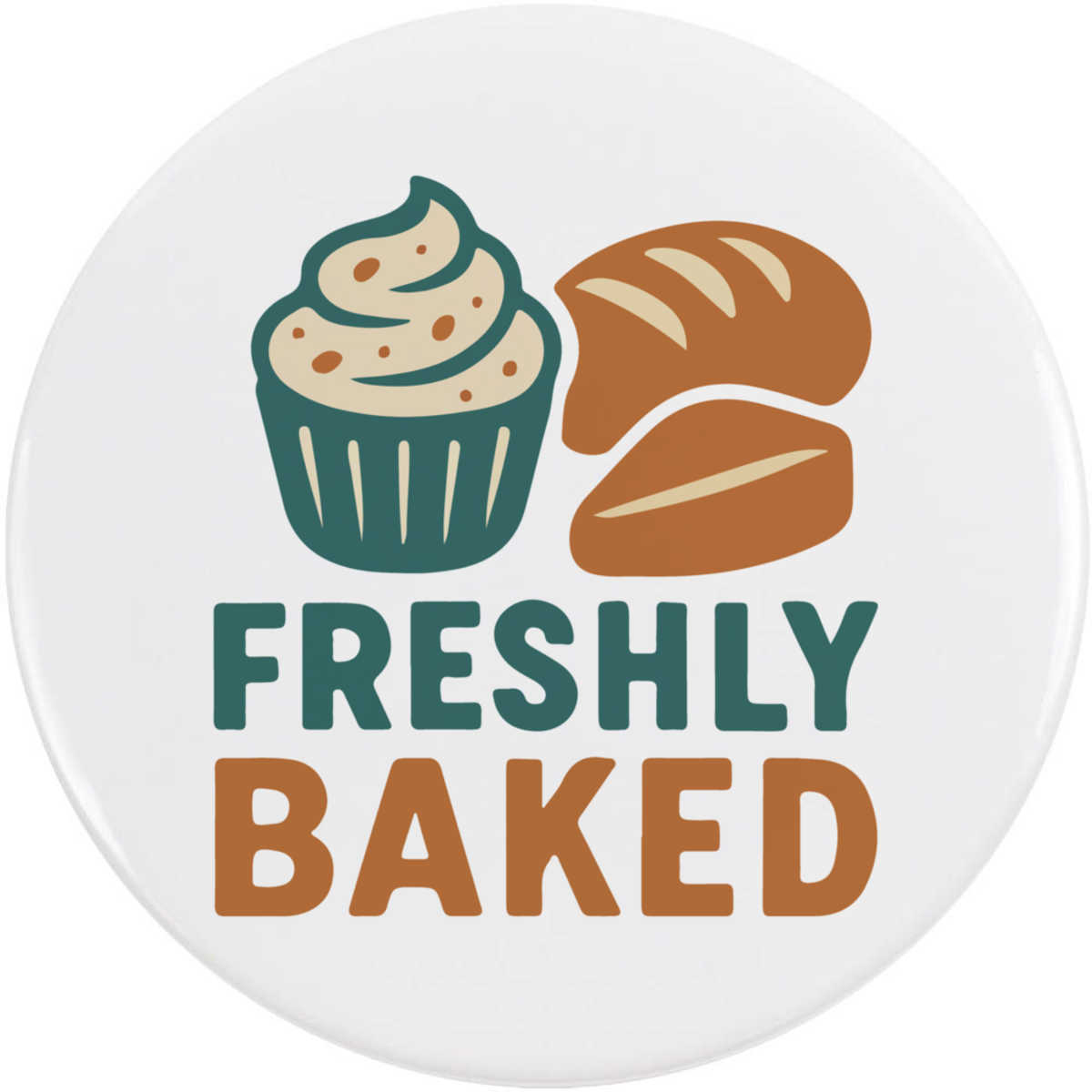 'Freshly Baked Goods' Button Pin Badges (BB055507)