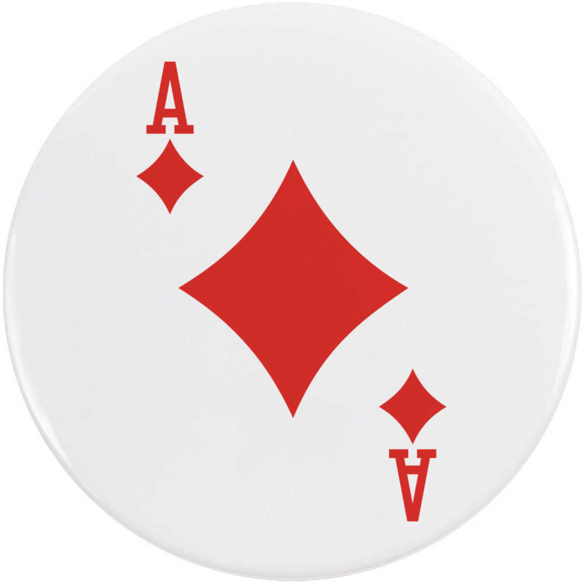 'Ace Of Diamonds' Button / Lapel Badges - Pin Back Badges for Clothes, Bags, Accessories and Gifts (BB056129)