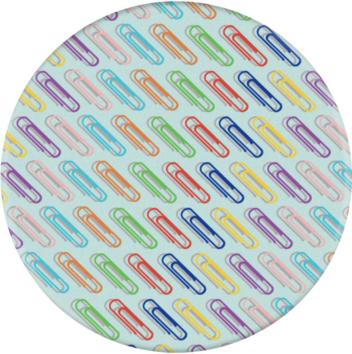 'Paper Clips Pattern' Button / Lapel Badges - Pin Back Badges for Clothes, Bags, Accessories and Gifts (BB056336)