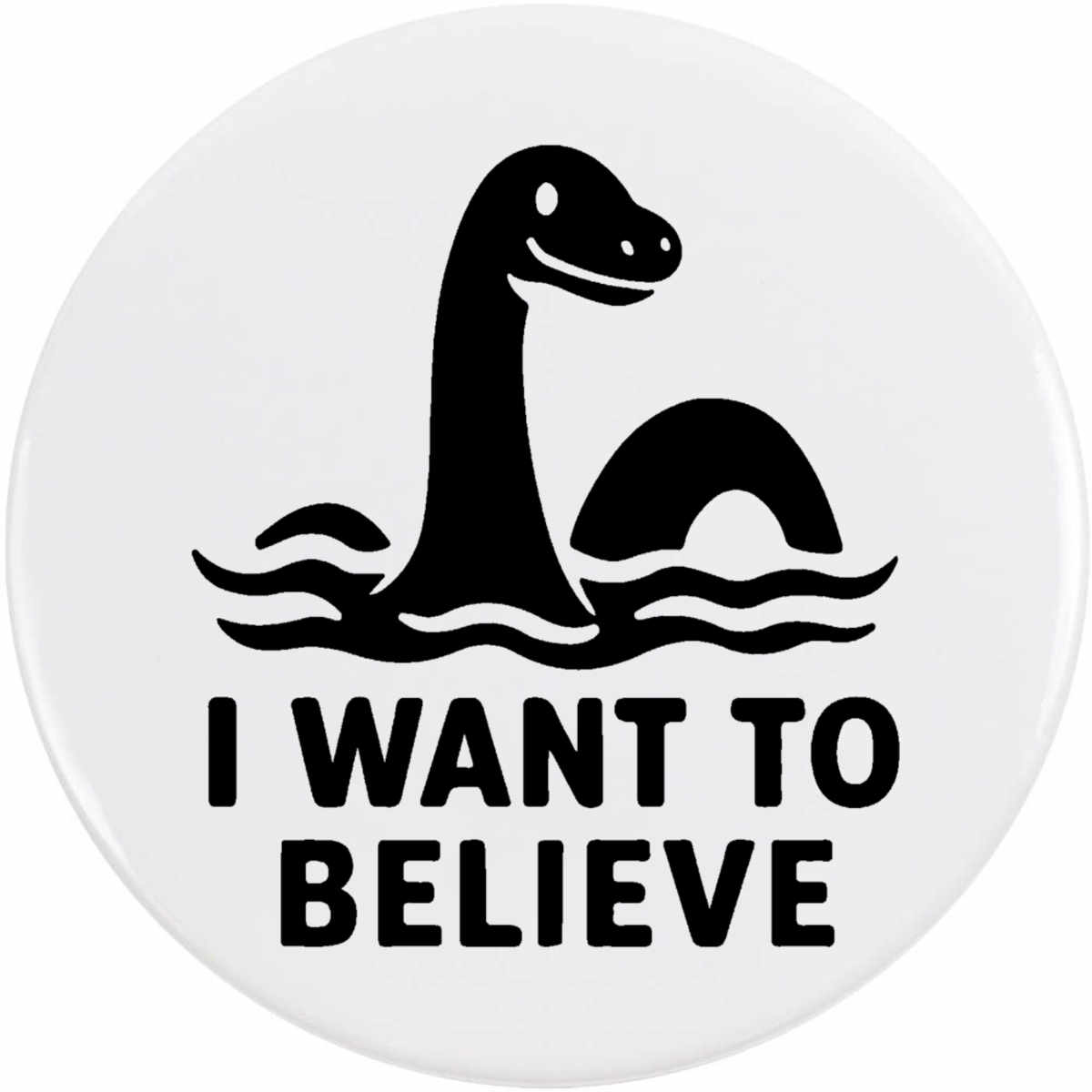 'I Want To Believe' Button Pin Badges (BB056532)