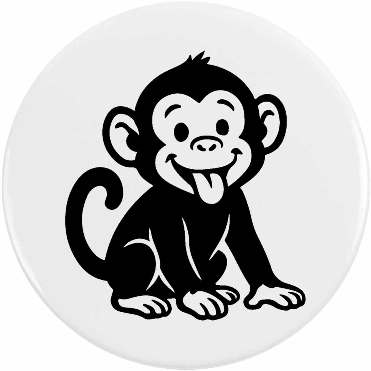 'Cheeky Monkey' Button / Lapel Badges - Pin Back Badges for Clothes, Bags, Accessories and Gifts (BB056572)