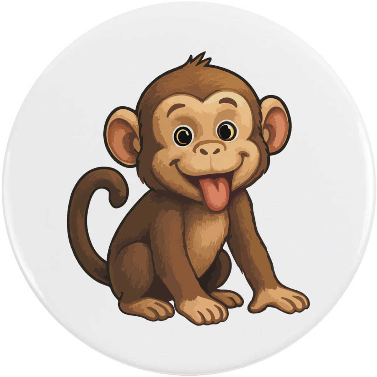 'Cheeky Monkey' Button / Lapel Badges - Pin Back Badges for Clothes, Bags, Accessories and Gifts (BB056573)