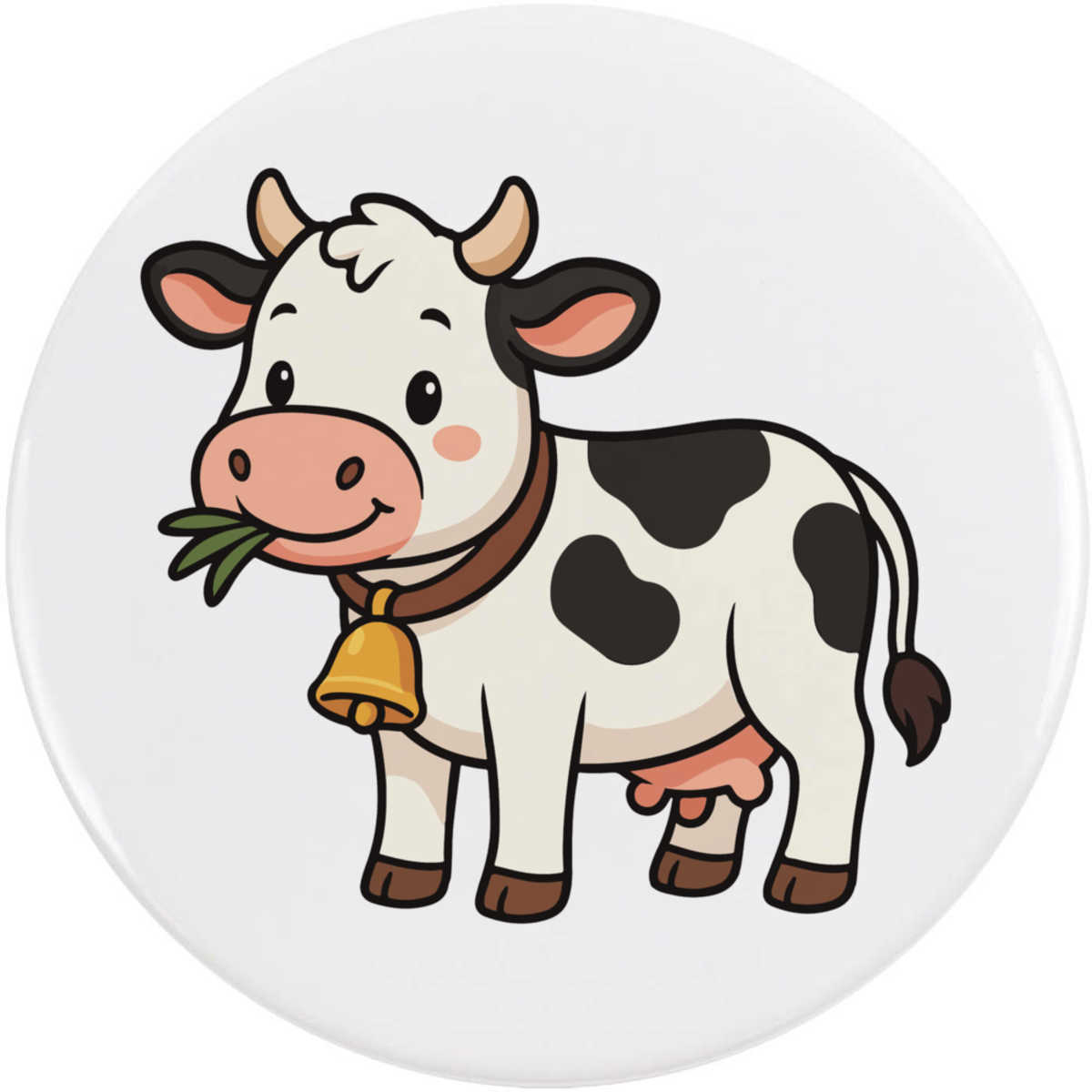 'Dairy Cow' Button / Lapel Badges - Pin Back Badges for Clothes, Bags, Accessories and Gifts (BB056737)