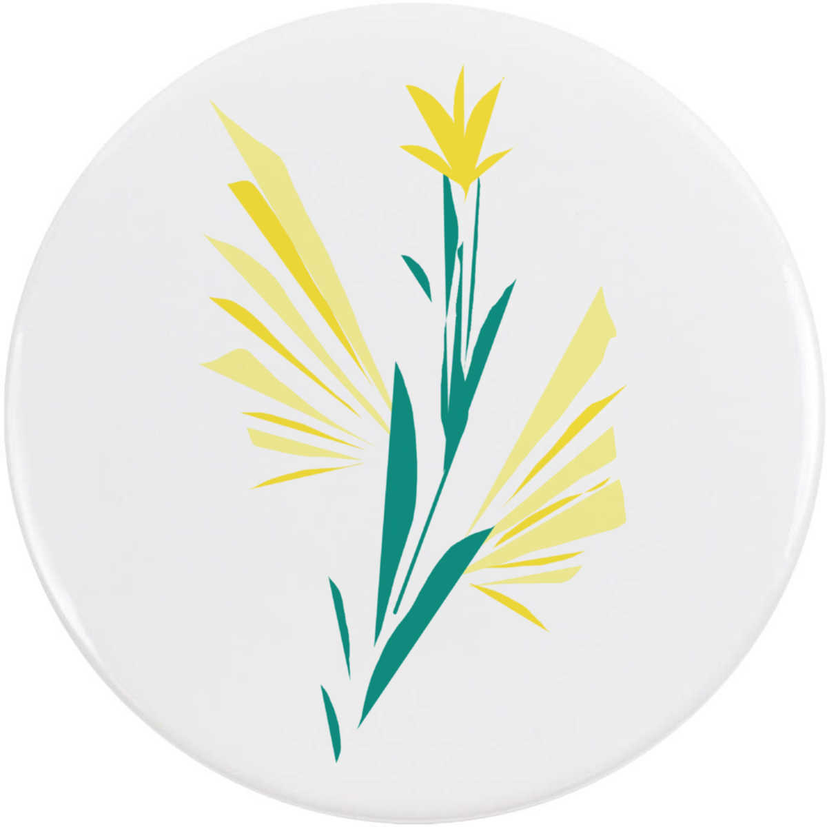 'Stylish Designer Flower' Button / Lapel Badges - Pin Back Badges for Clothes, Bags, Accessories and Gifts (BB056797)