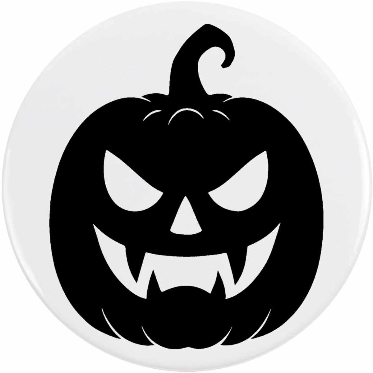 'Vampire Jack-O'-Lantern' Button / Lapel Badges - Pin Back Badges for Clothes, Bags, Accessories and Gifts (BB057746)