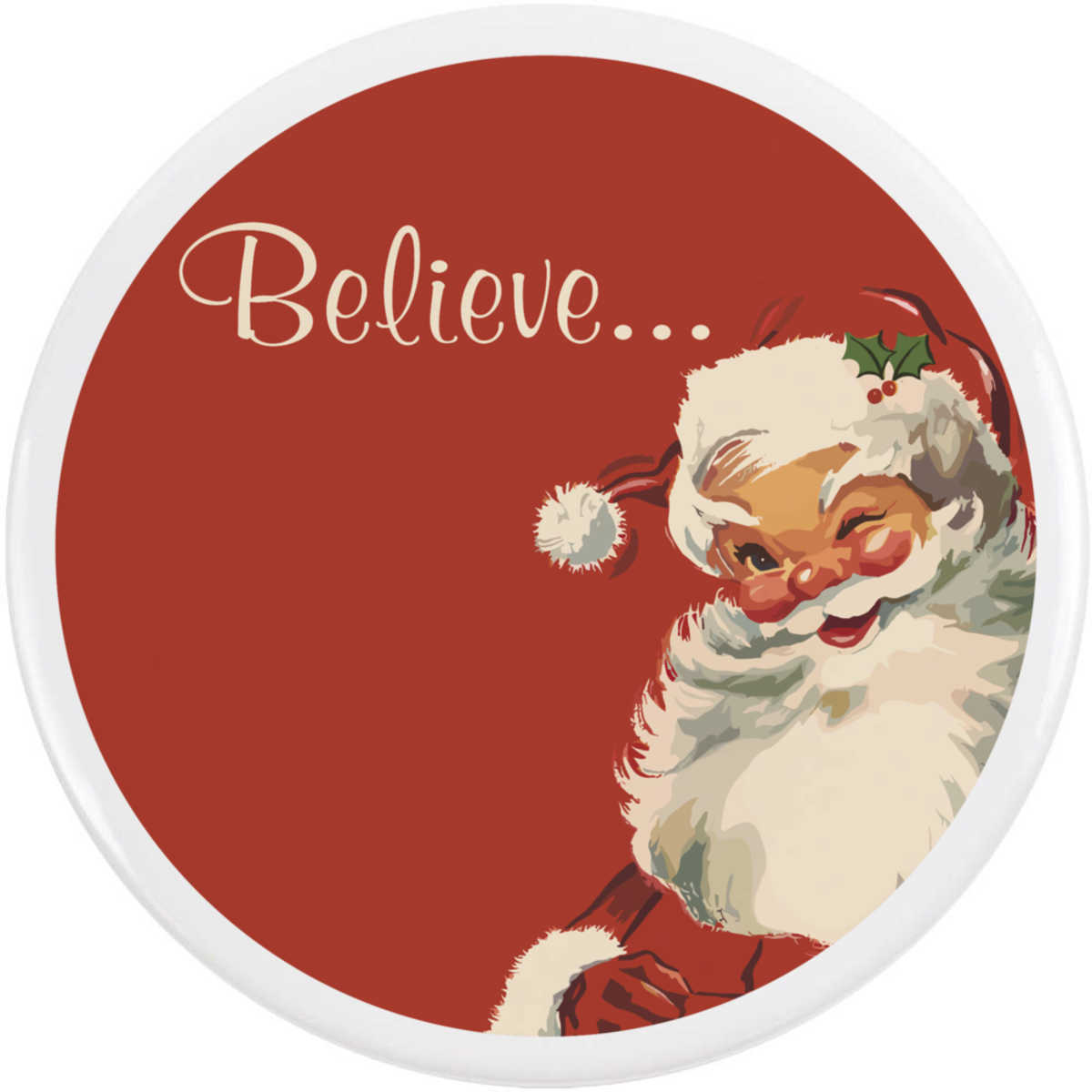 'Believe In Santa Claus' Button Pin Badges (BB058188)