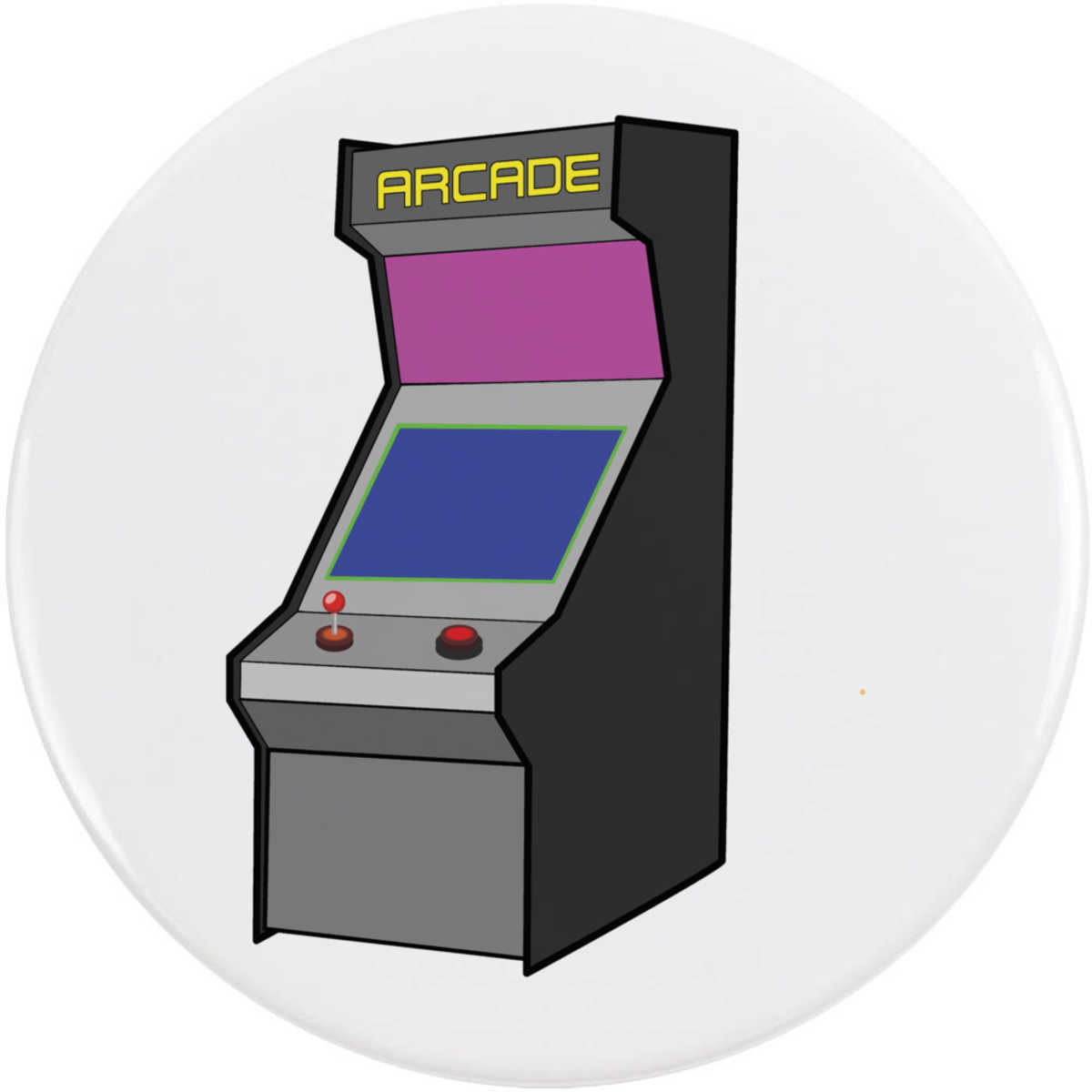 'Arcade Video Game' Button / Lapel Badges - Pin Back Badges for Clothes, Bags, Accessories and Gifts (BB058227)