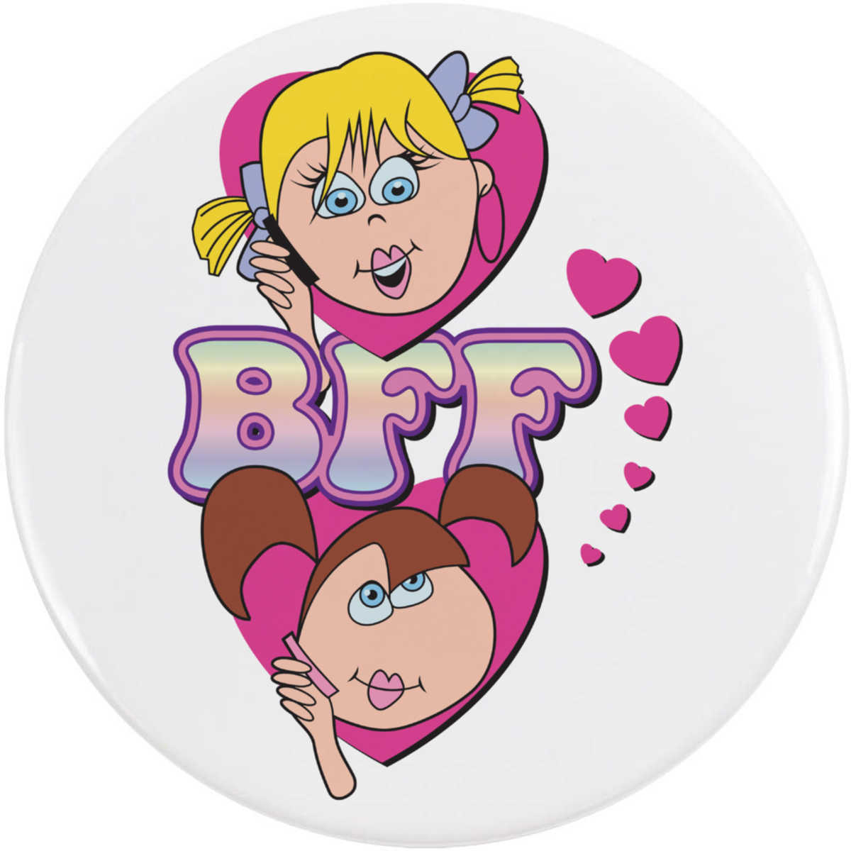 'Best Friends Forever' Button / Lapel Badges - Pin Back Badges for Clothes, Bags, Accessories and Gifts (BB058605)