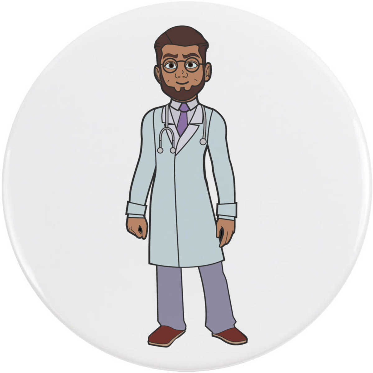 'Young Doctor' Button Badge - 77mm - Pin Back / Lapel Badge for Clothes, Bags, Accessories and Gifts (BB00156462)
