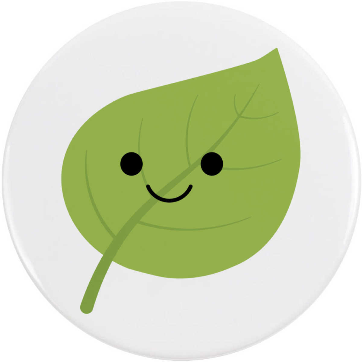 'Lexi the Leaf' Button / Lapel Badges - Pin Back Badges for Clothes, Bags, Accessories and Gifts (BB059564)