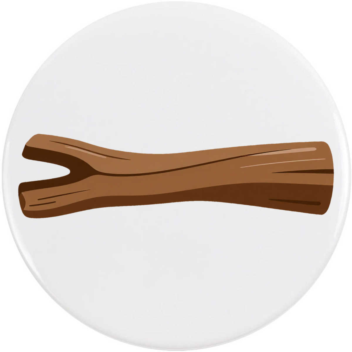 'Driftwood Stick' Button / Lapel Badges - Pin Back Badges for Clothes, Bags, Accessories and Gifts (BB059865)
