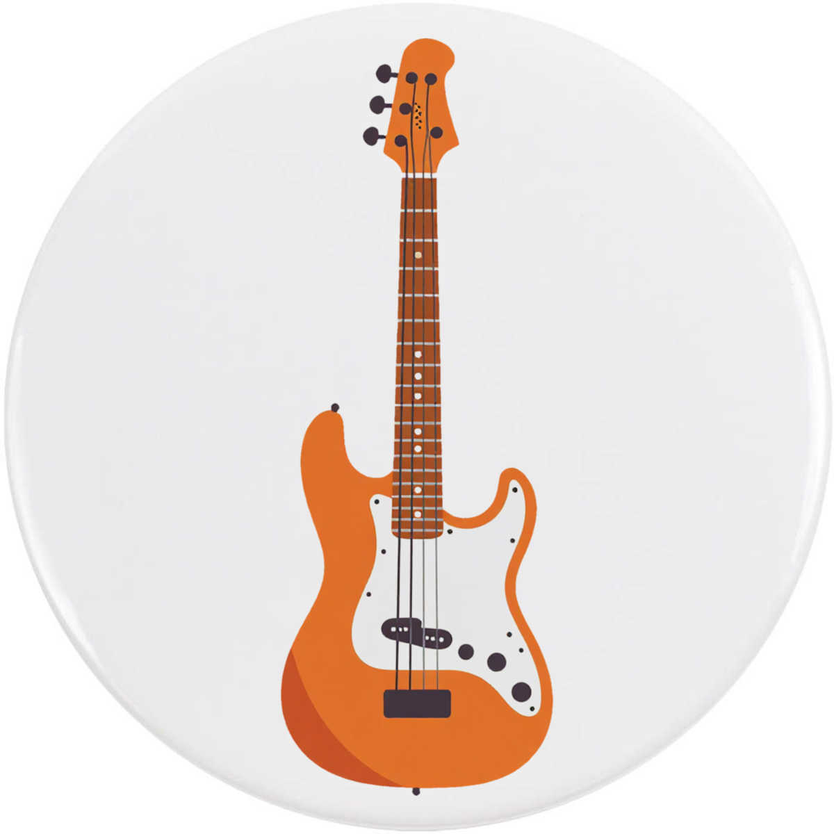 'Bass Guitar' Button / Lapel Badges - Pin Back Badges for Clothes, Bags, Accessories and Gifts (BB061741)