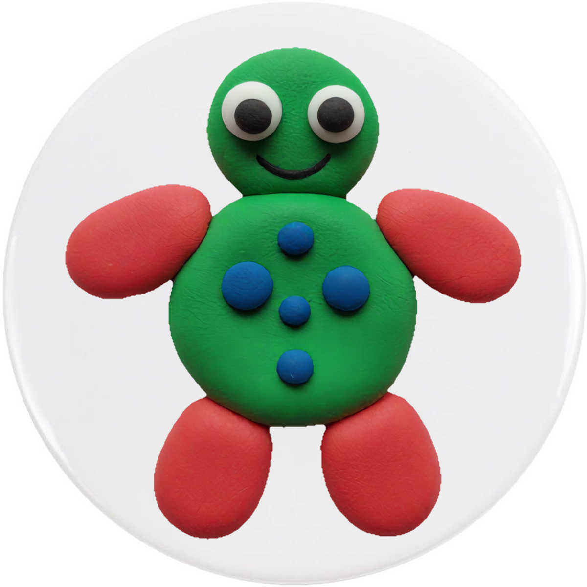 'Modeling Dough' Button Pin Badges (BB062296)