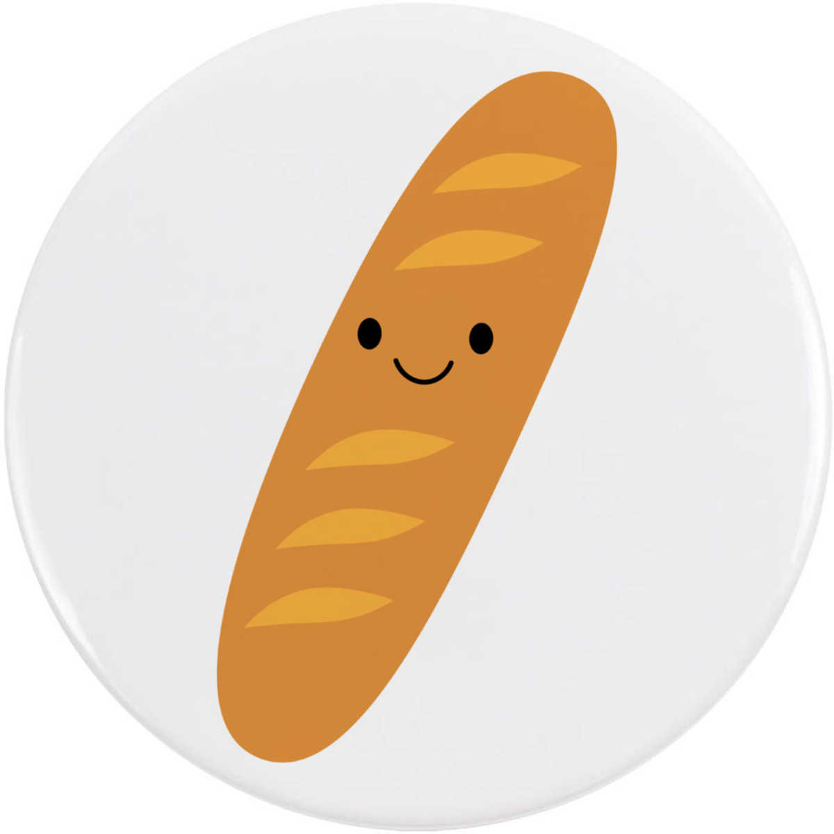 'Happy French Stick' Button Pin Badges (BB062582)