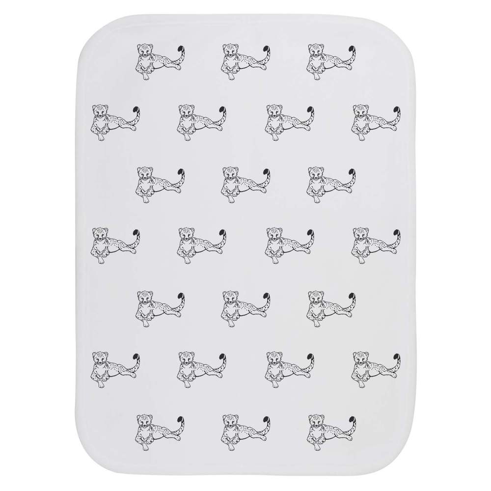 'Cheetah' Baby Burp / Wash Cloth (BC00000836)