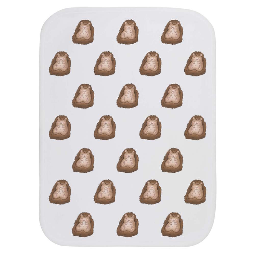 'Sleeping Hedgehog' Baby Burp / Wash Cloth (BC00008388)