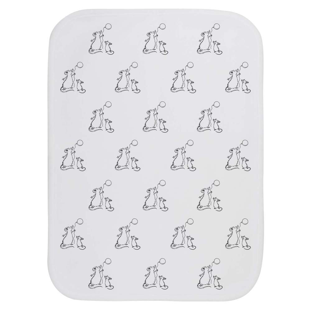 'Rats & Balloon' Baby Burp / Wash Cloth (BC00009172)