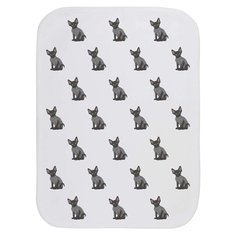 'Devon Rex Kitten' Baby Burp / Wash Cloth (BC00011546)