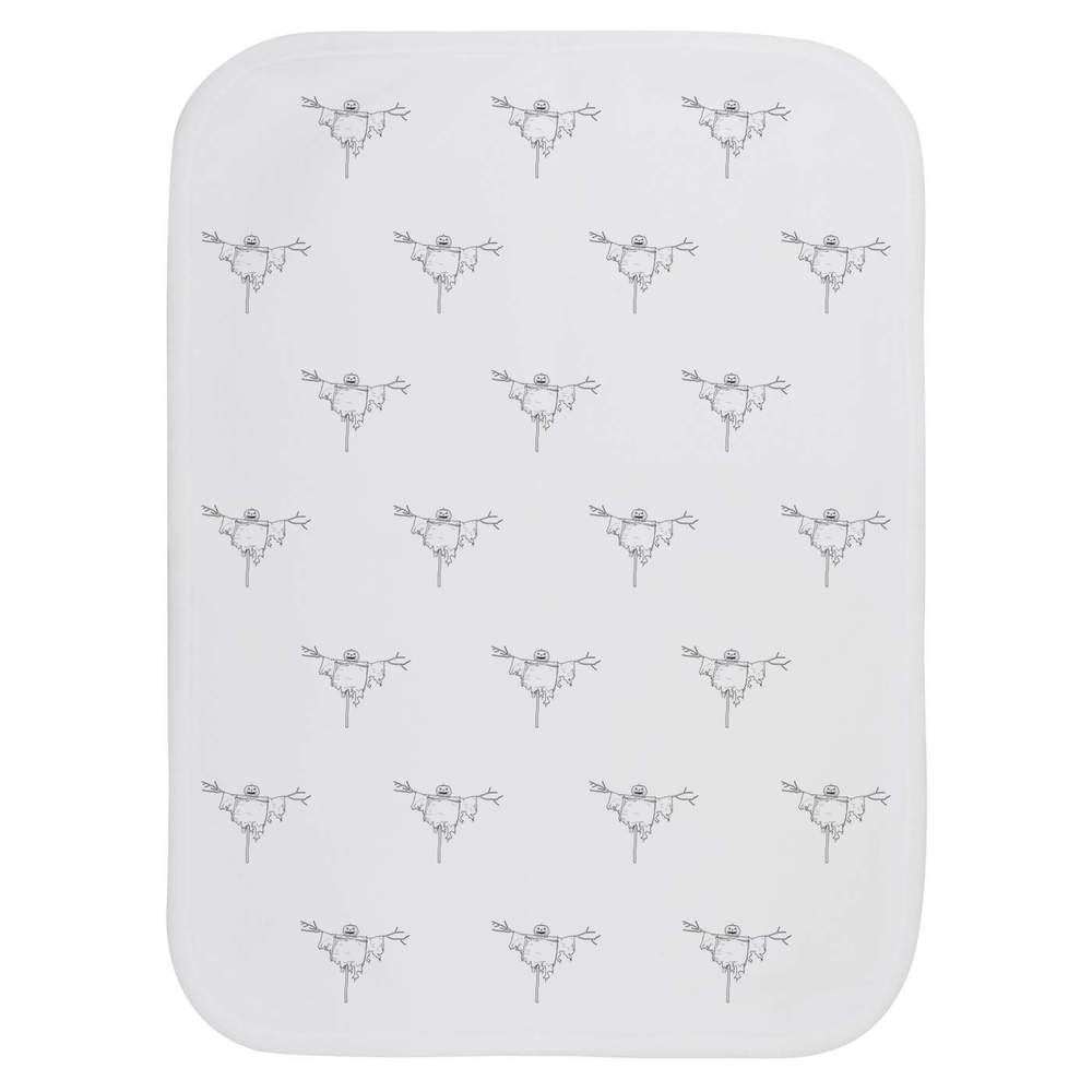 'Halloween Scarecrow' Baby Burp / Wash Cloth (BC00011947)