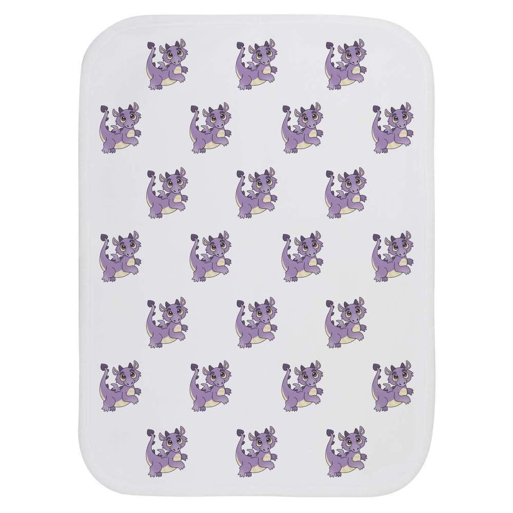 'Purple Dragon' Baby Burp / Wash Cloth (BC00012368)