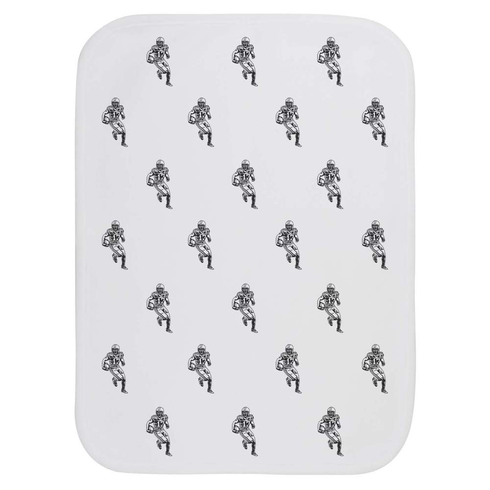 'American Football Player' Baby Burp / Wash Cloth (BC00012813)