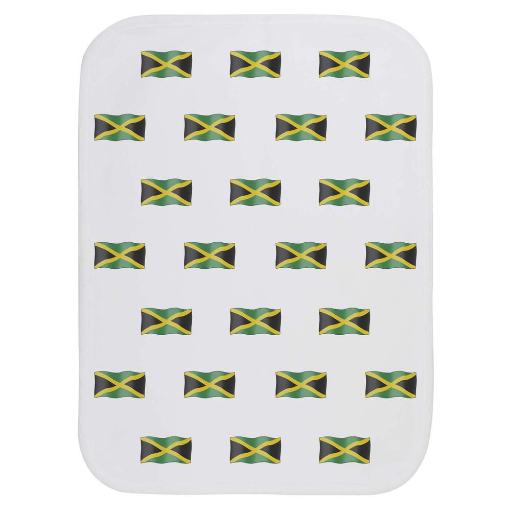 'Flag Of Jamaica' Baby Burp / Wash Cloth (BC00013612)