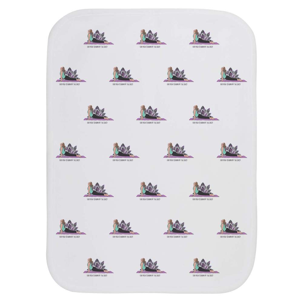 'Yoga relax ' Baby Burp / Wash Cloth (BC00020242)