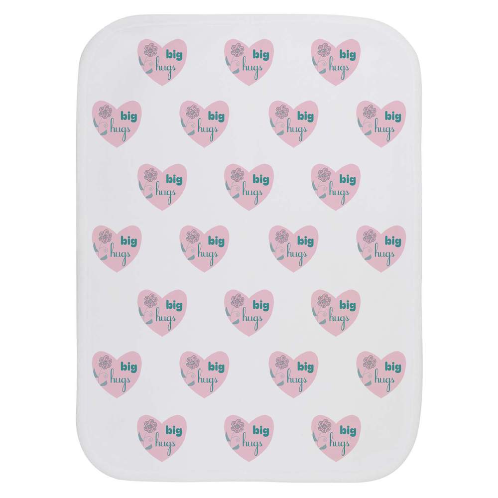 'Big Hugs' Baby Burp / Wash Cloth (BC00024526)