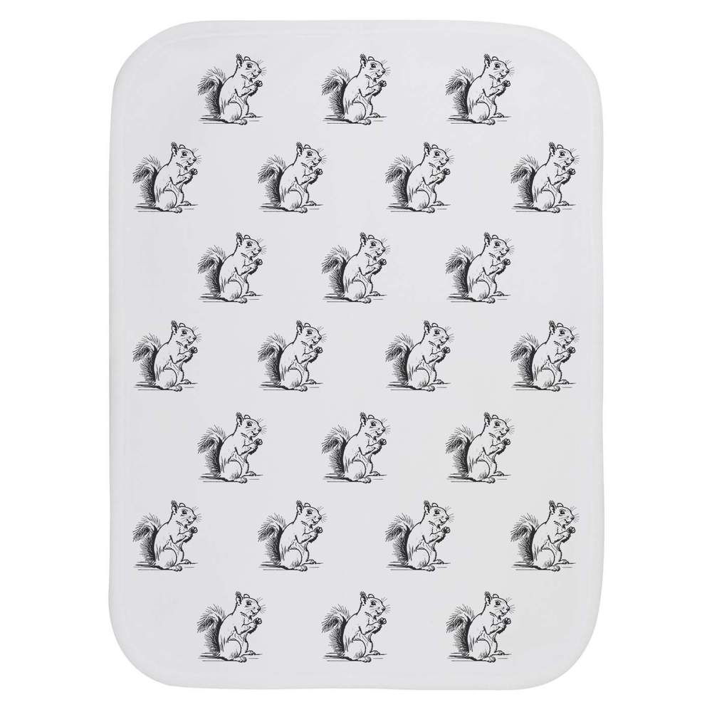'Grey Squirrel' Baby Burp / Wash Cloth (BC00025804)
