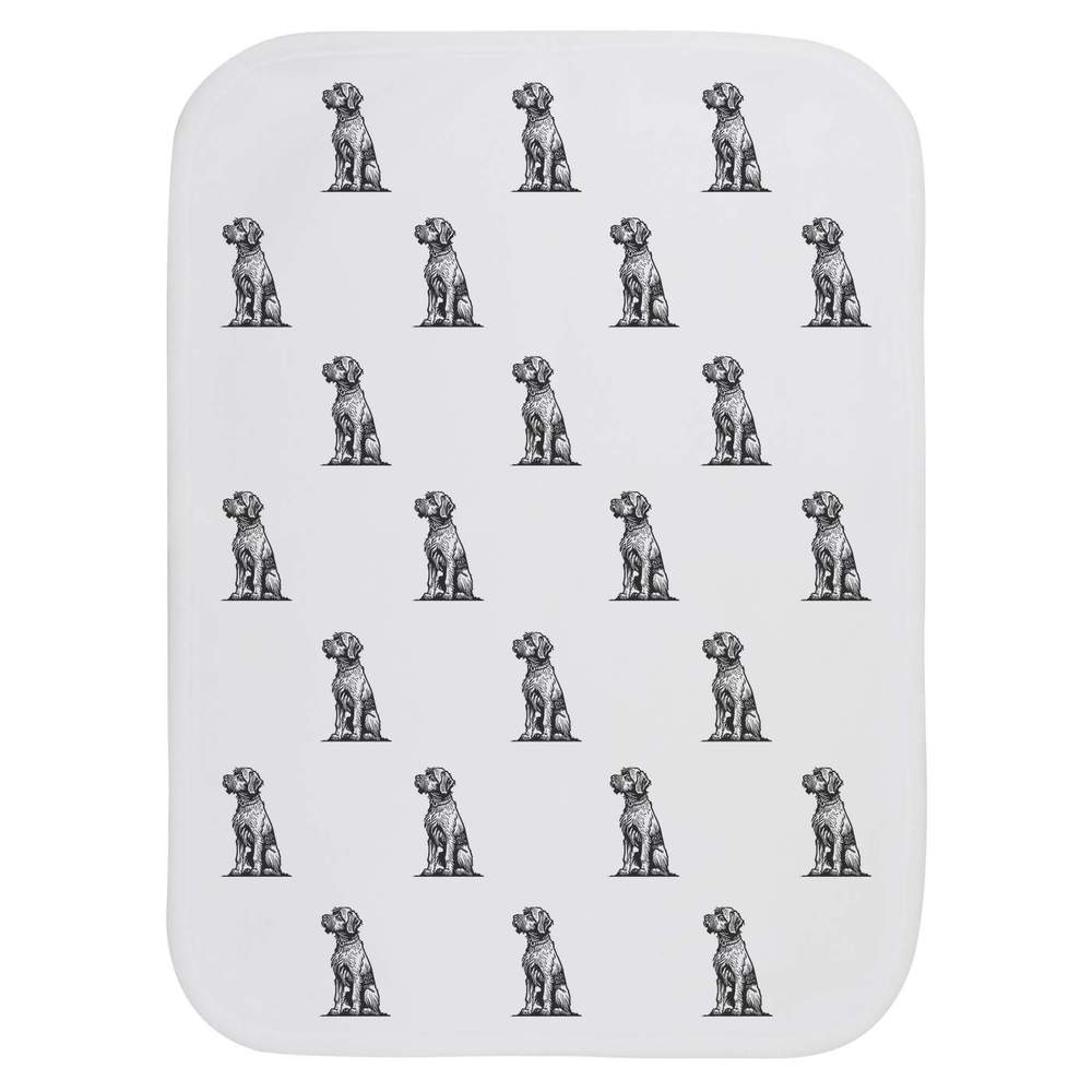 'Wirehaired Pointing Griffon Dog' Baby Burp / Wash Cloth (BC00025911)