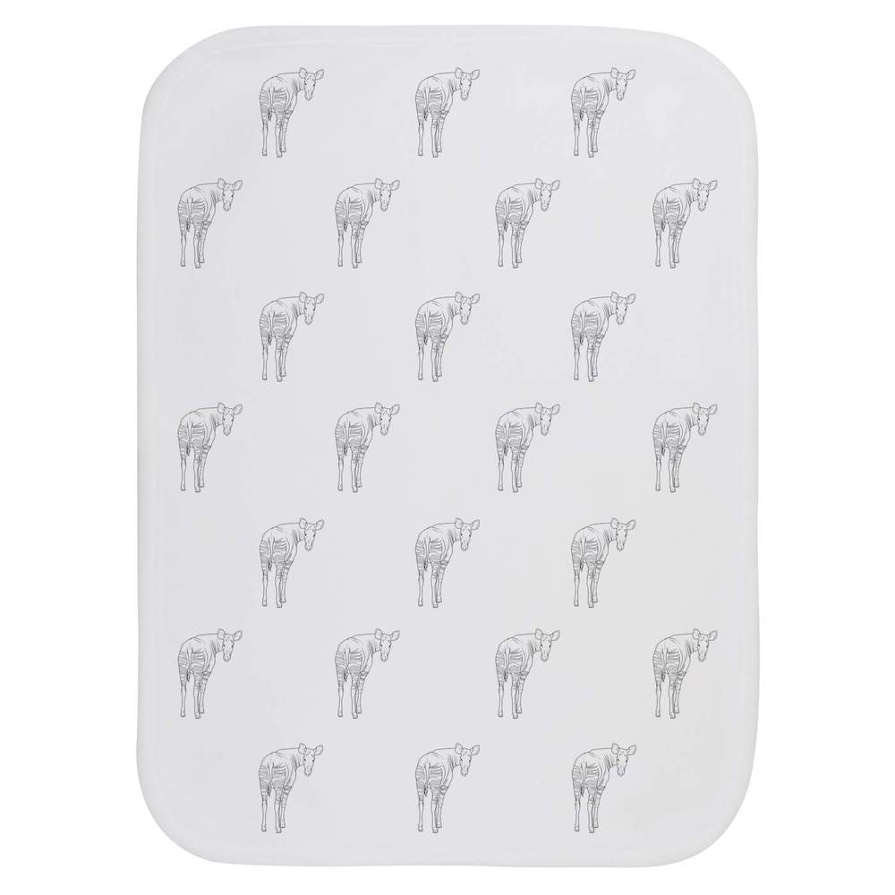 'Okapi Looking Back' Baby Burp / Wash Cloth (BC00026144)