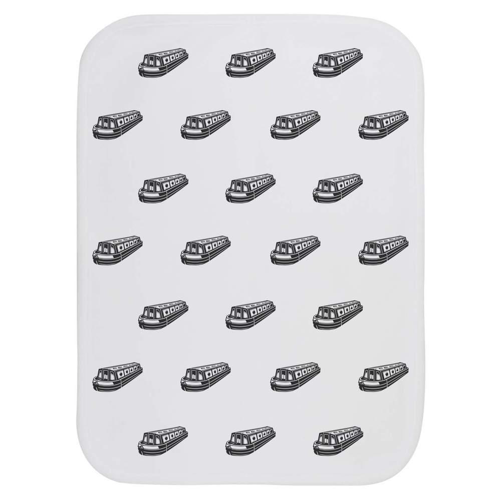 'Canal Boat' Baby Burp / Wash Cloth (BC00027154)