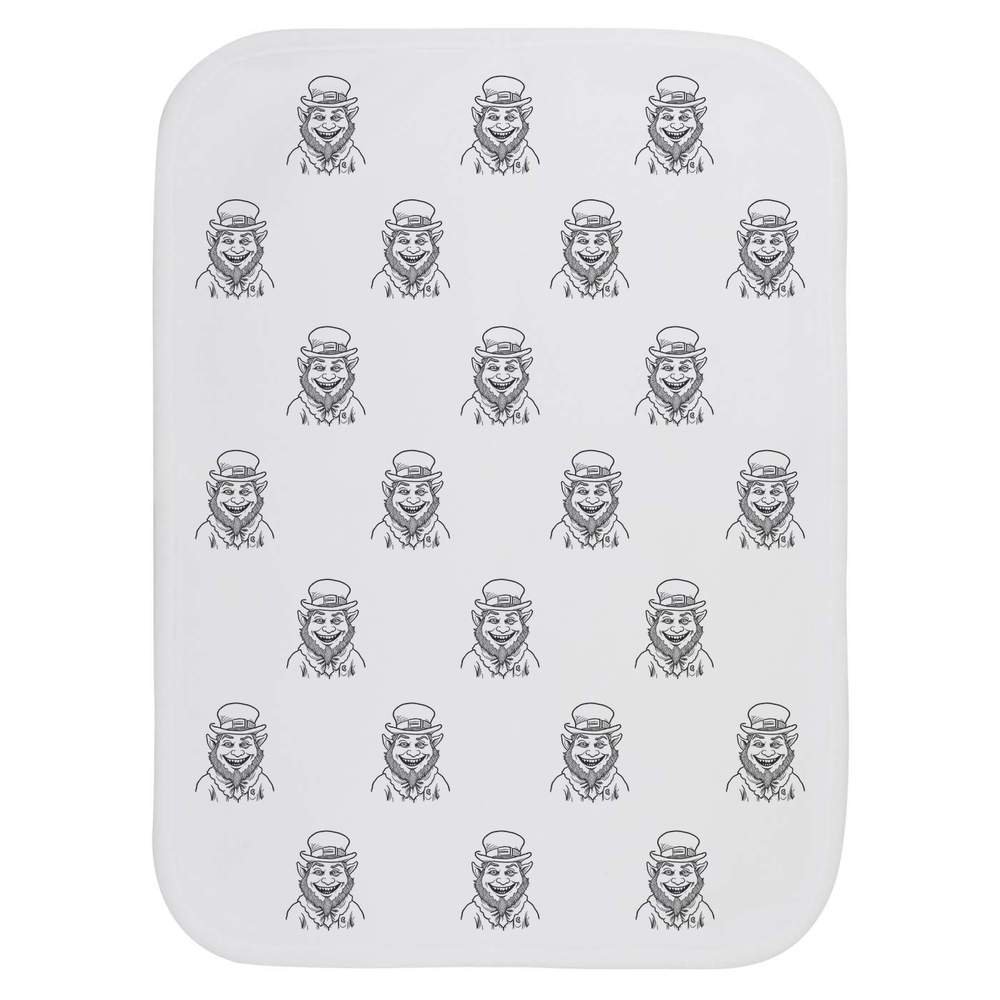 'Mischievous Leprechaun' Baby Burp / Wash Cloth (BC00027935)