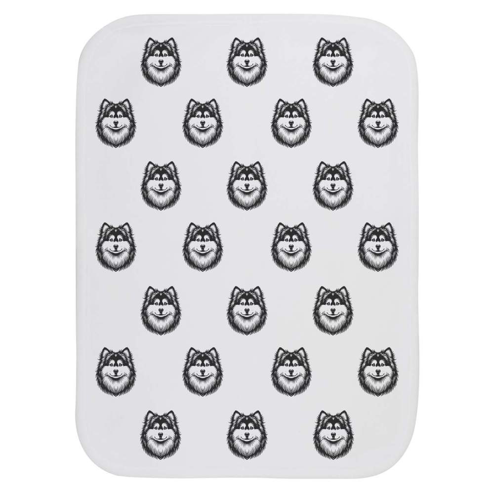 'Finnish Lapphund' Baby Burp / Wash Cloth - Soft Absorbent Towel for Feeding, Bathing, Newborns and Baby Gifts (BC00028074)