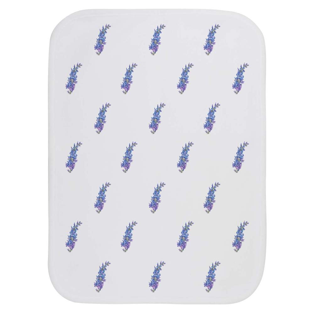 'Larkspur Flower ' Baby Burp / Wash Cloth (BC00028184)