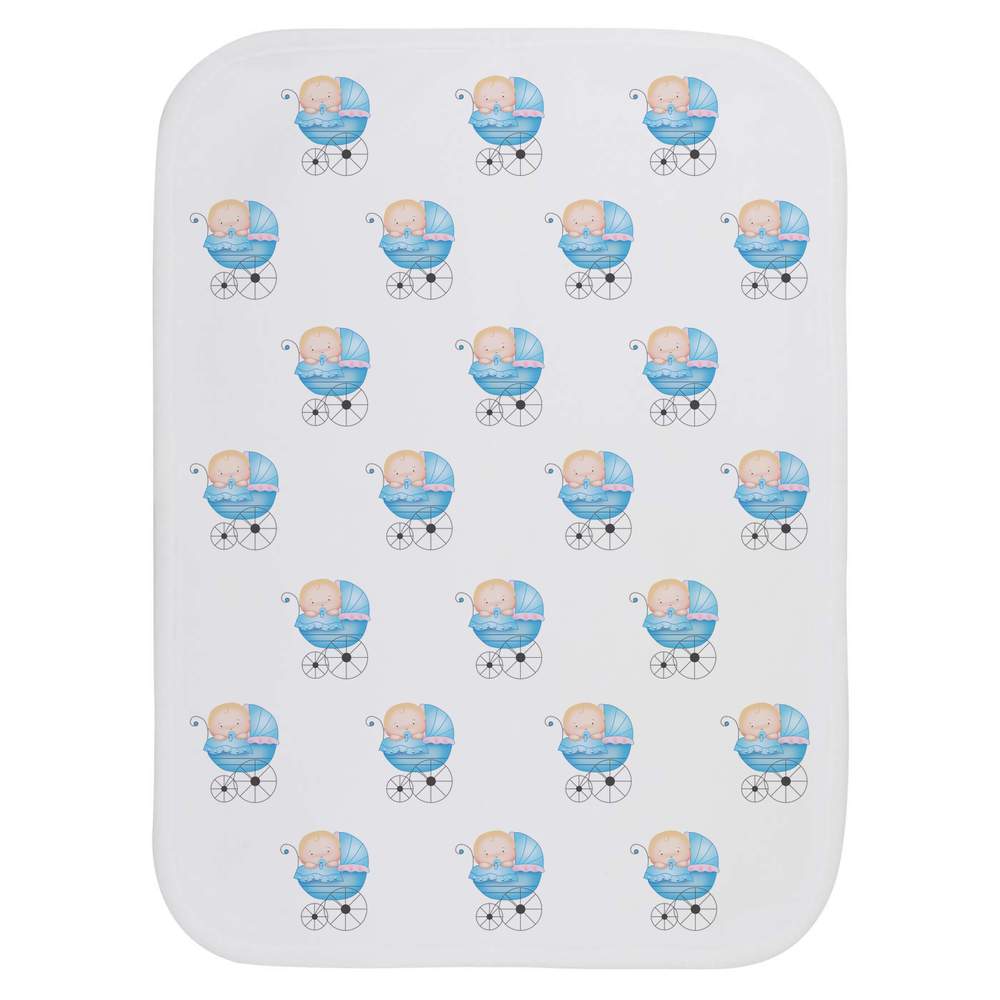 'Baby Boy' Baby Burp / Wash Cloth (BC00030085)