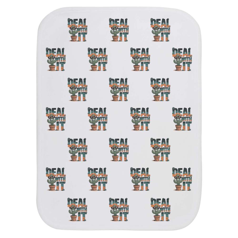 'Deal With It' Baby Burp / Wash Cloth (BC00031623)
