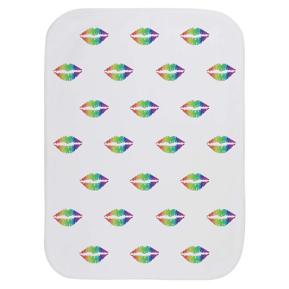 'Rainbow Lips' Baby Burp / Wash Cloth (BC00031979)