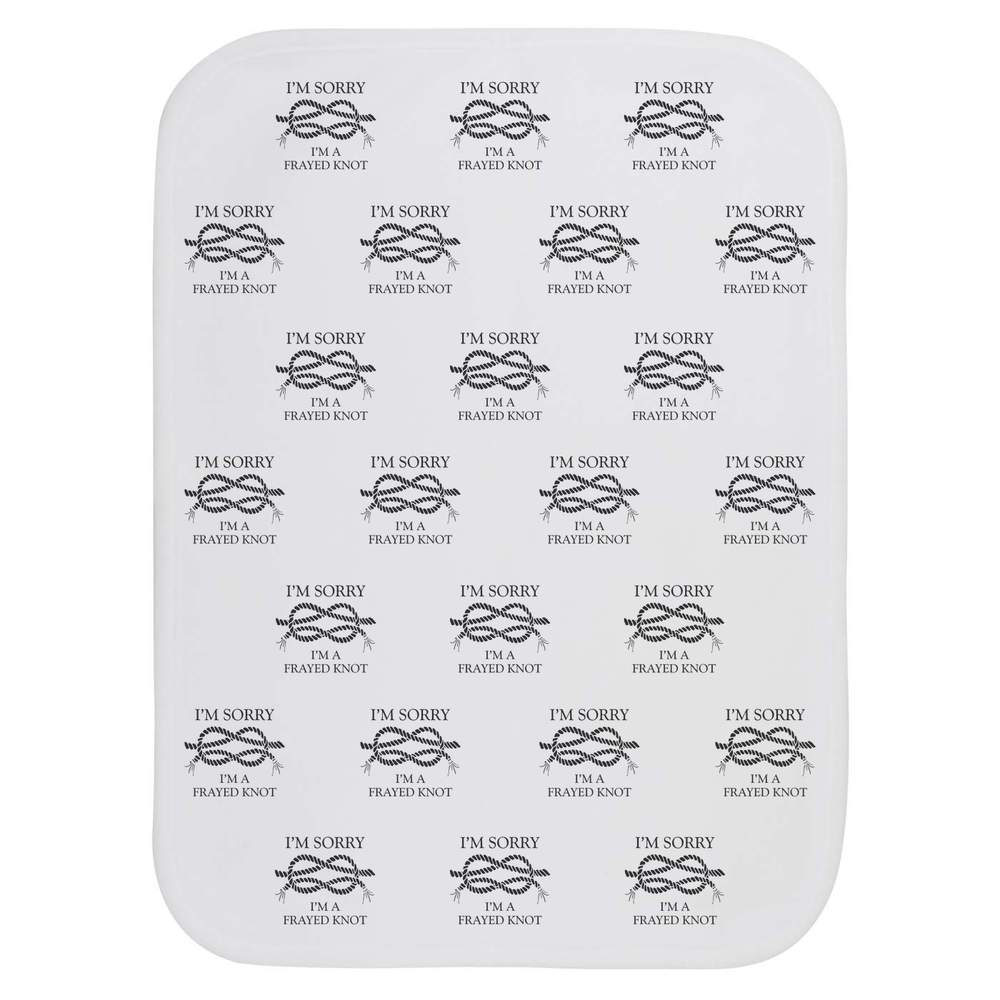 'Funny Frayed Knot' Baby Burp / Wash Cloth (BC00032188)